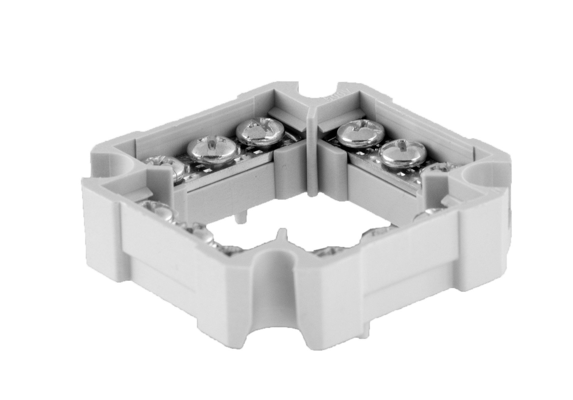 Klemmenleiste LZ für Dose KUP68, 4x4mm2, 32A, 500V, grau