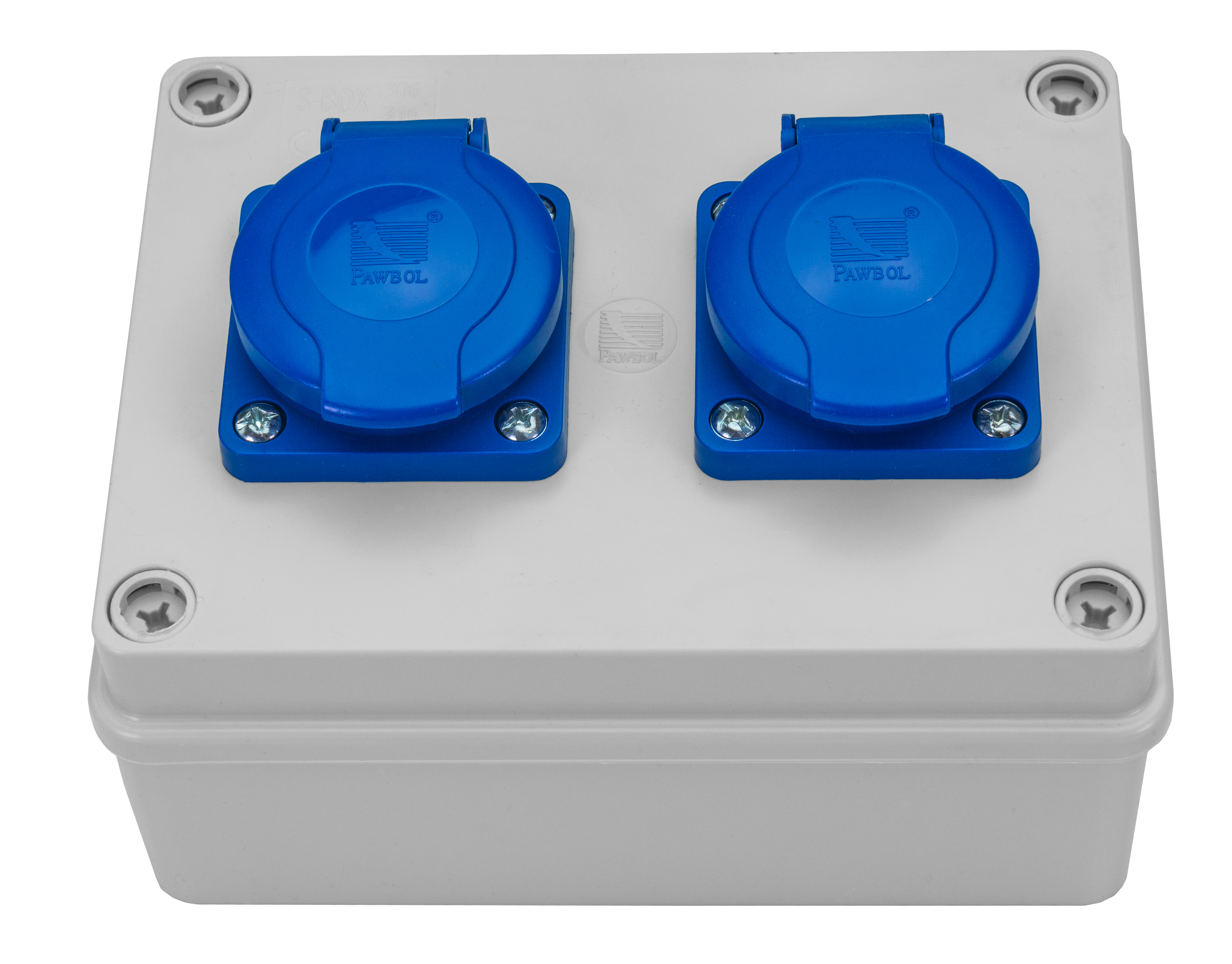 Verteiler R-BOX 150: 2x250V, 250V, IP44 – Pawbol