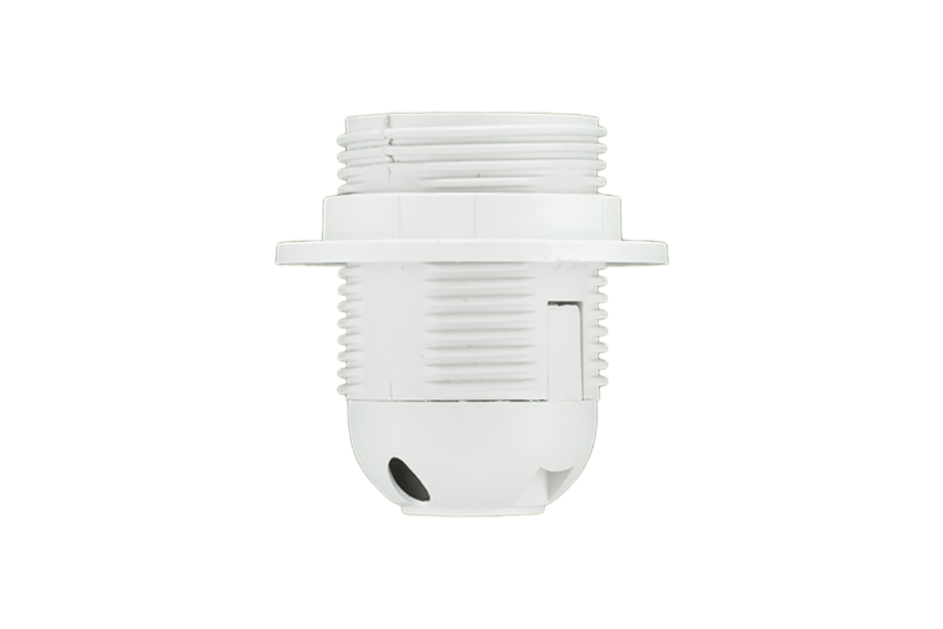 ThermVerpackunglast-Fassung E27 mit Bund, 4A, 250V, weiß – Pawbol