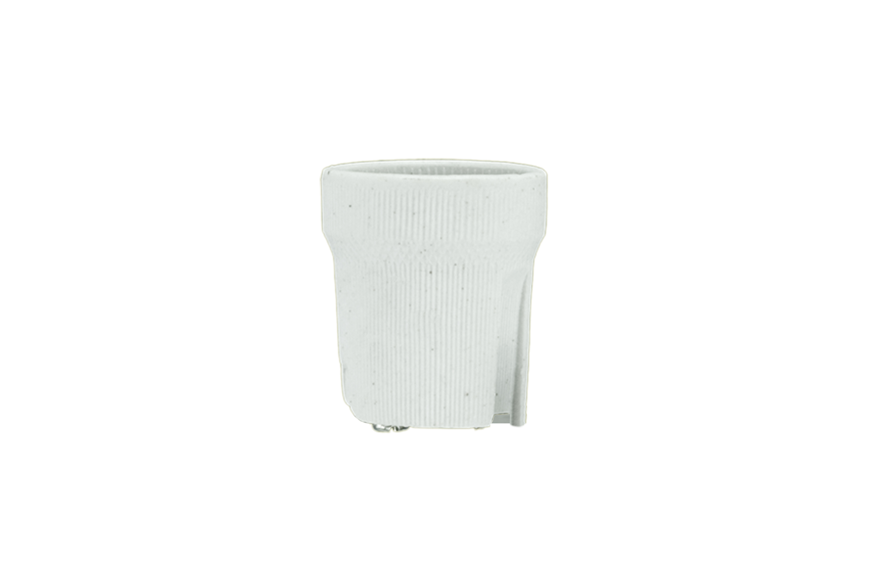 Porzellanfassung E27 Typ 426 ohne Kontaktblech, 4A, 250V, weiß – Pawbol