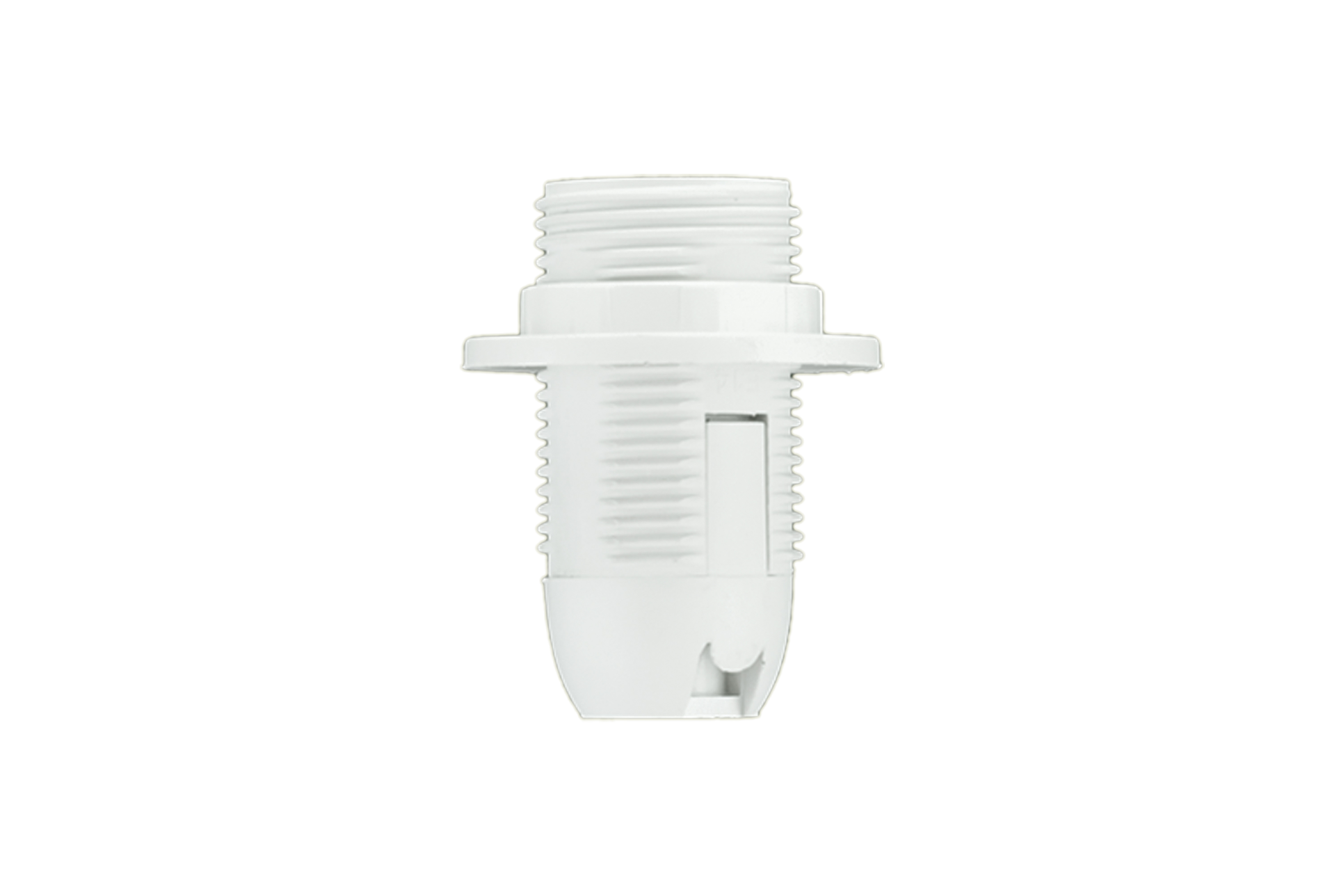 ThermVerpackunglast-Fassung E14 mit Bund, 4A, 250V, weiß – Pawbol