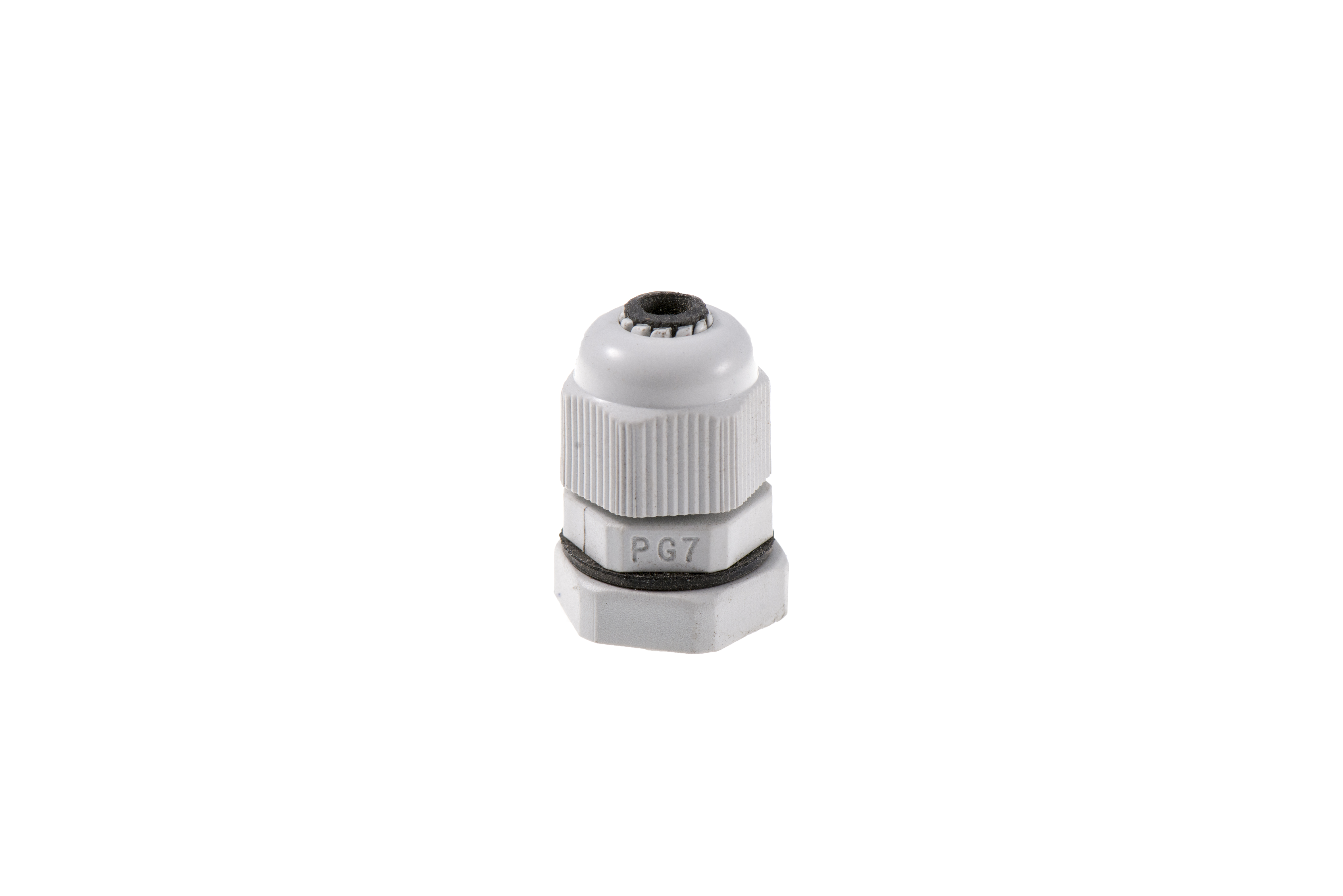 Isolier-Kabelverschraubung PG-7, grau, IP68 – Pawbol