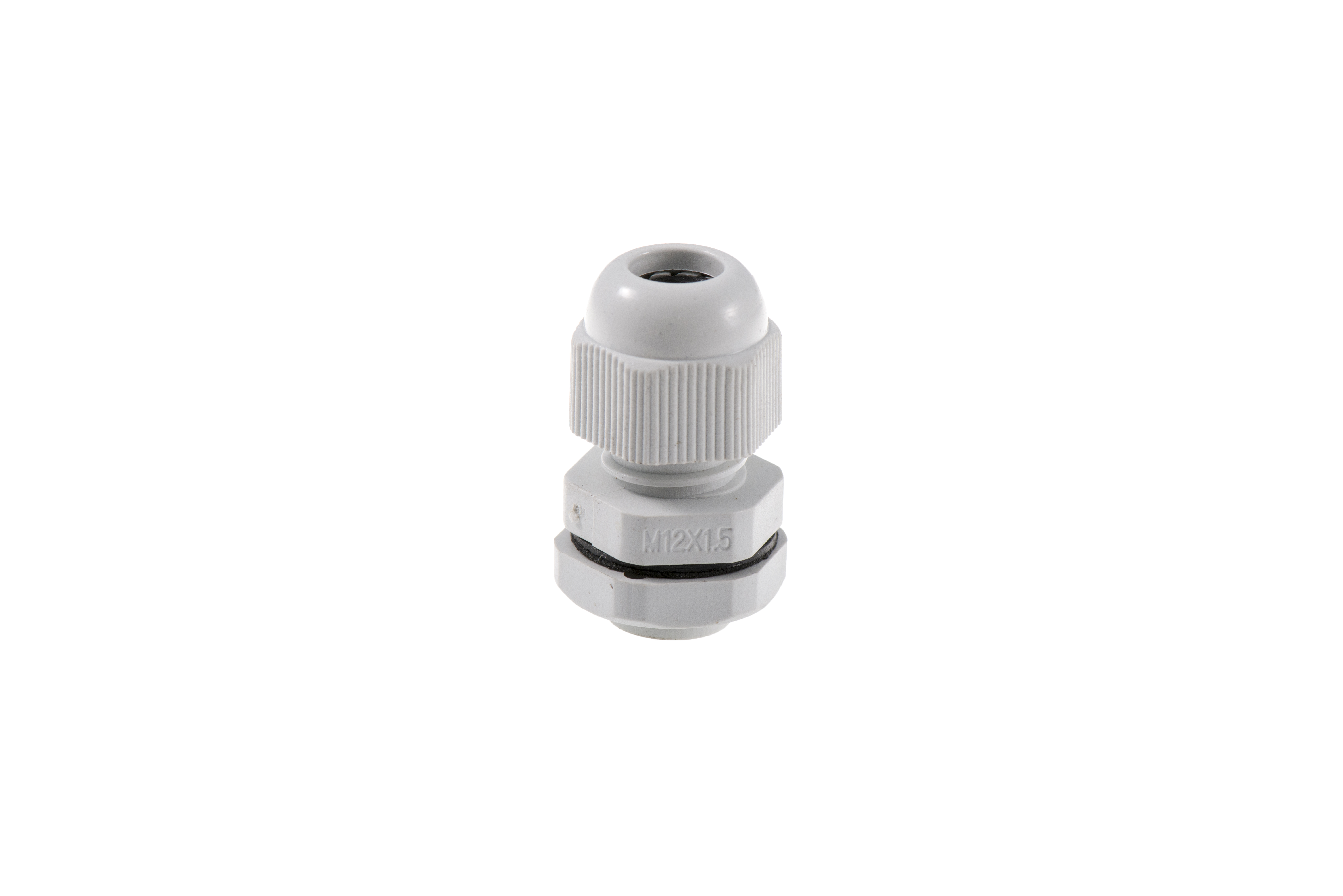 metrische Kabelverschraubung M-12, grau, IP67 – Pawbol