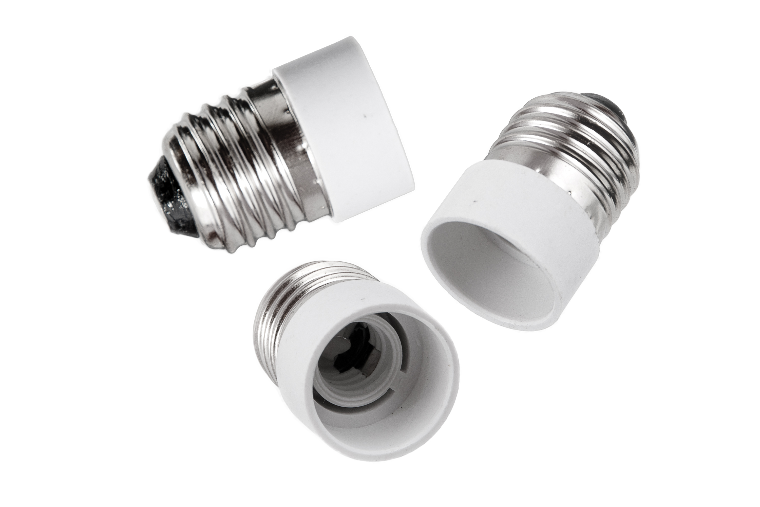 Reduzierfassung von E27 auf E14, 2A, 250V, weiß – Pawbol