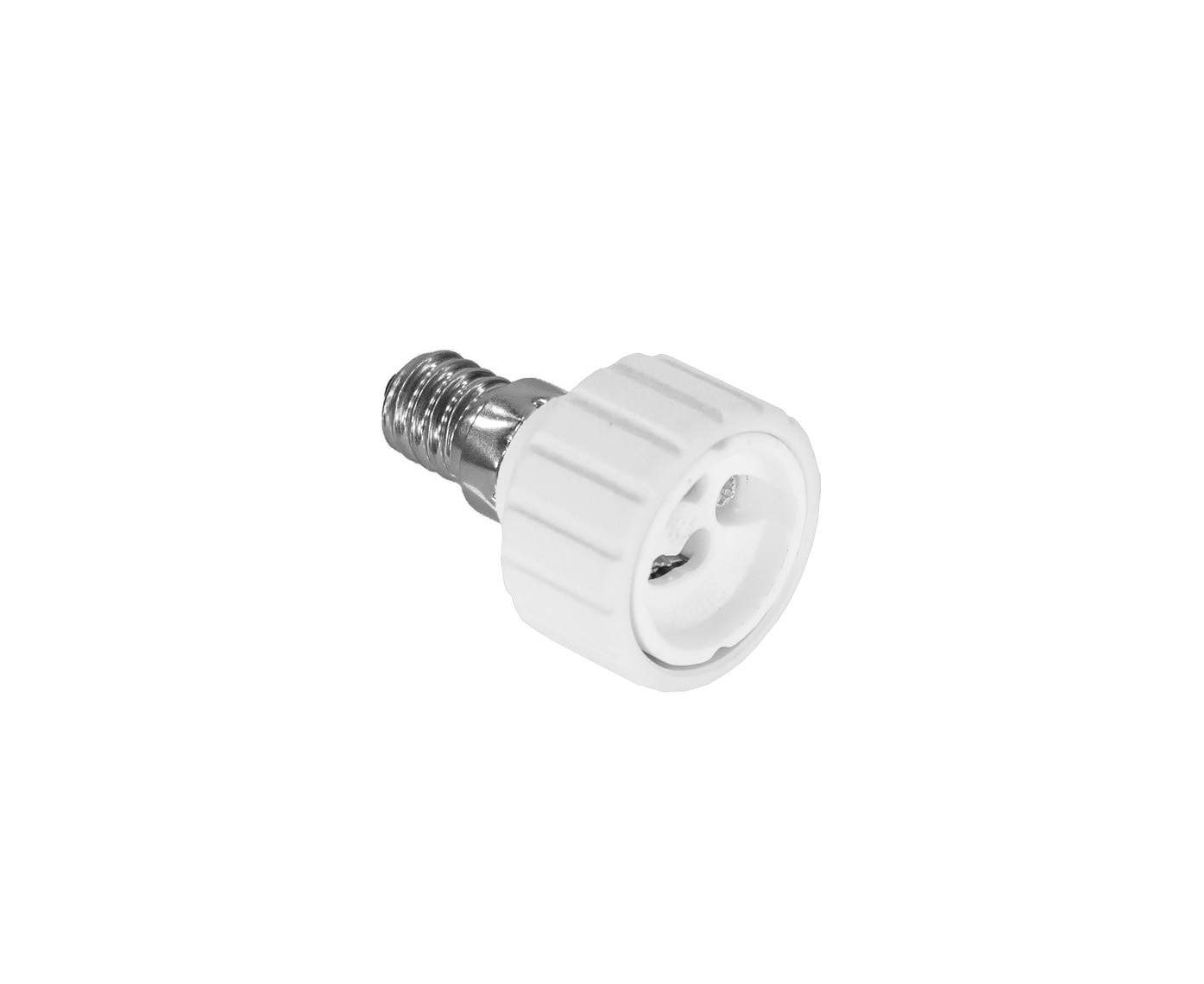 Reduzierfassung von E14 auf GU10, 4A, 250V, weiß – Pawbol