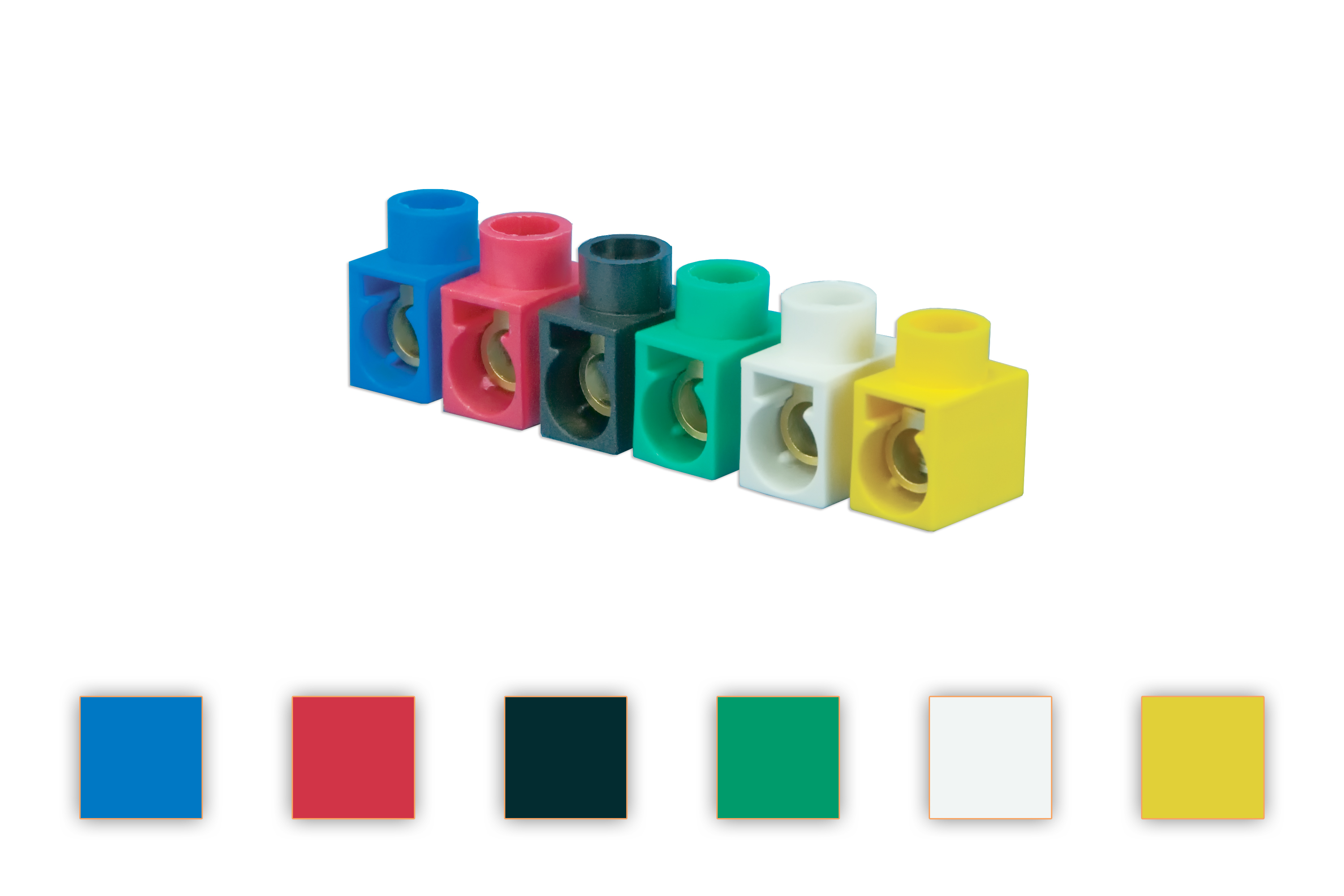 Klemmenleisten LZ einzeln, 1x2,5-6mm2, 32A, 400V, mehrfarbig