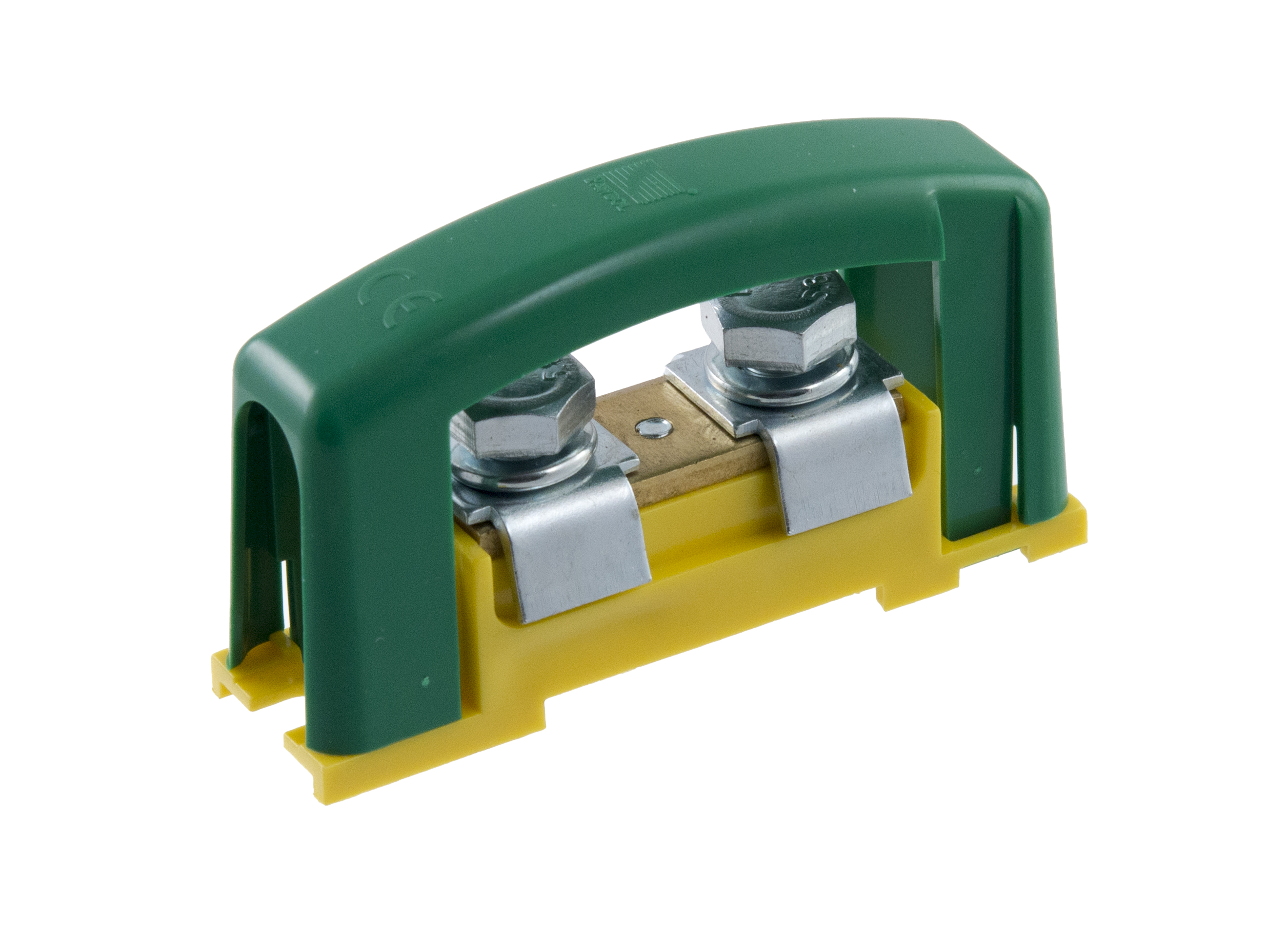 Schutz-/Stromklemme, 2x35mm2, 125A, 450V, gelb-grün – Pawbol