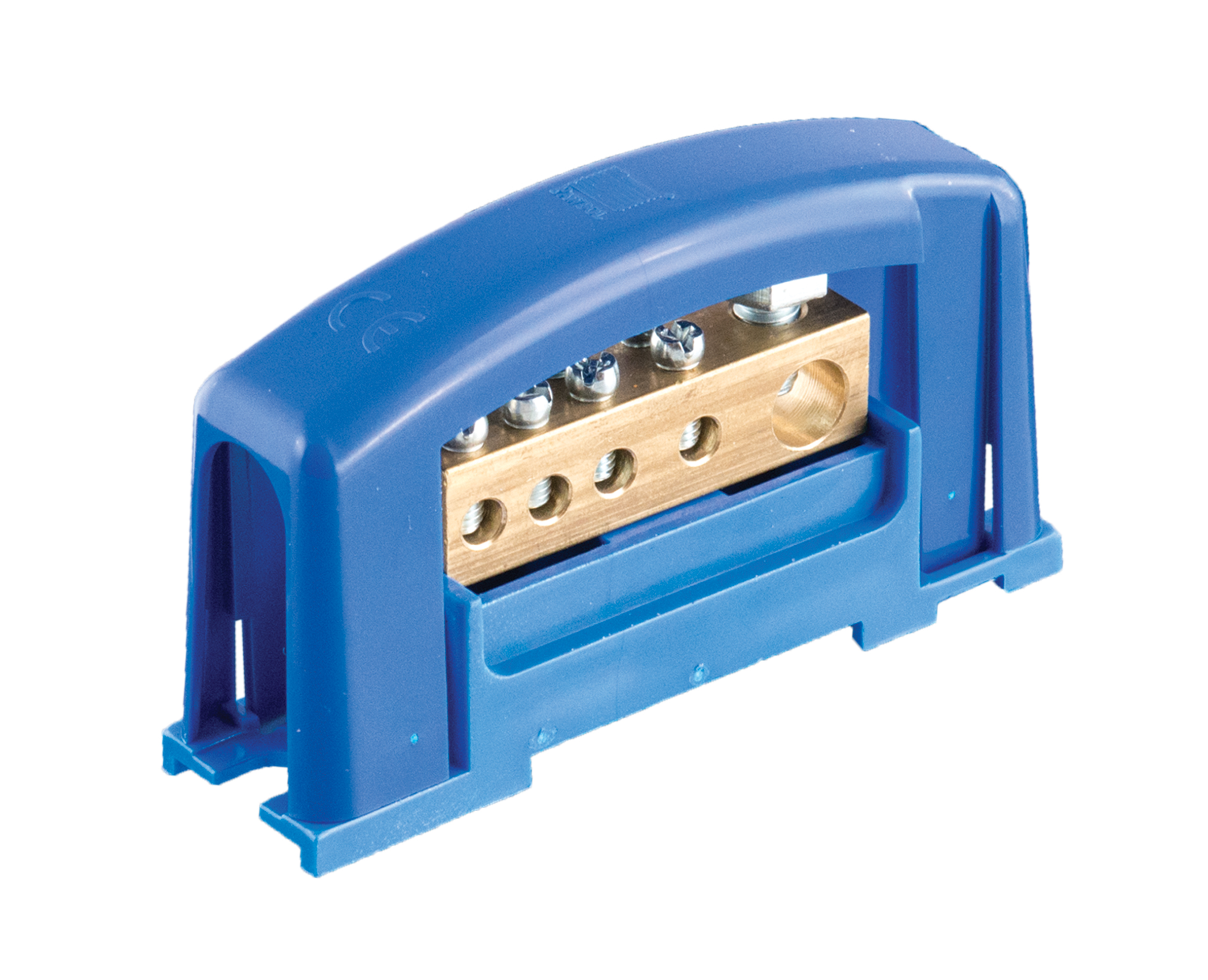 Schutz-/Stromklemme, 1x35mm2, 4x16mm2, 125A, 450V, blau – Pawbol