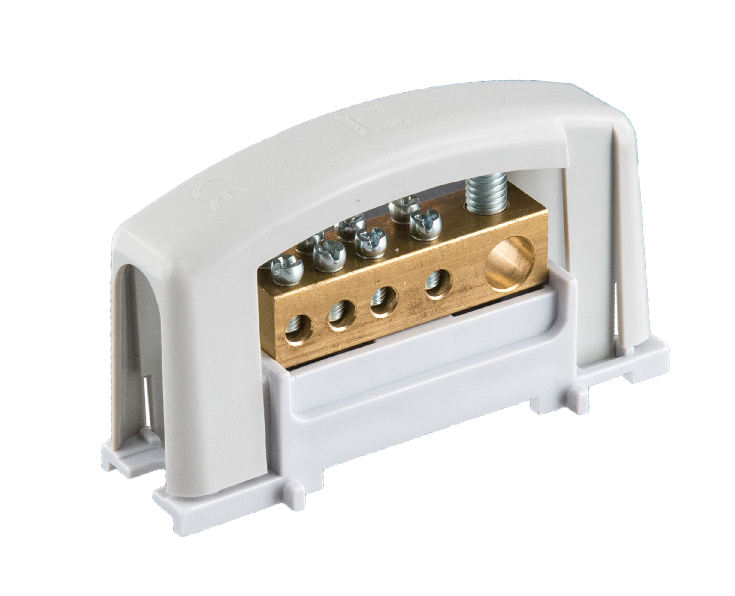 Schutz-/Stromklemme, 1x35mm2, 4x16mm2, 125A, 450V, grau – Pawbol