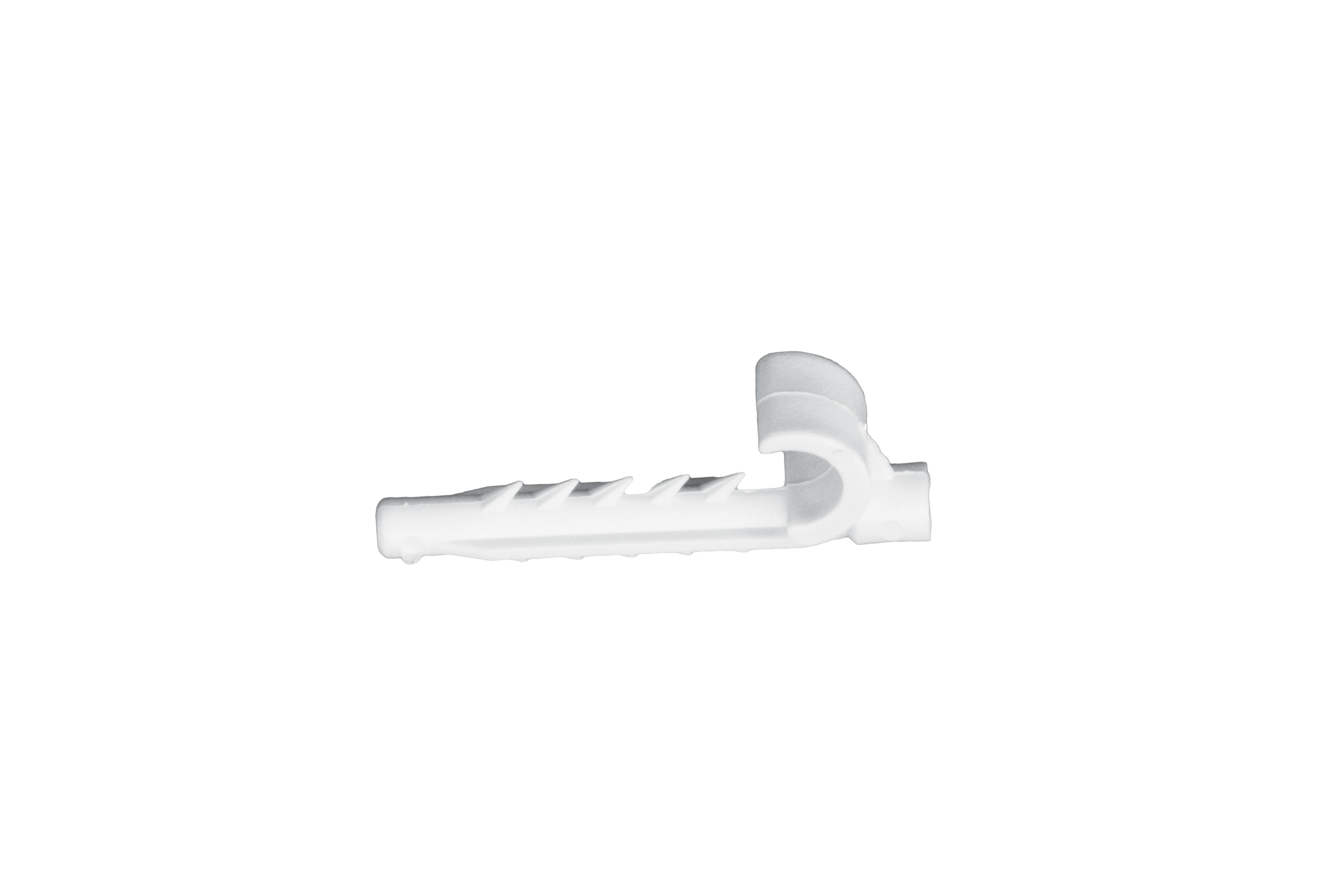 Montagehalter HUK, ∅8mm, weiß, 100 Stück