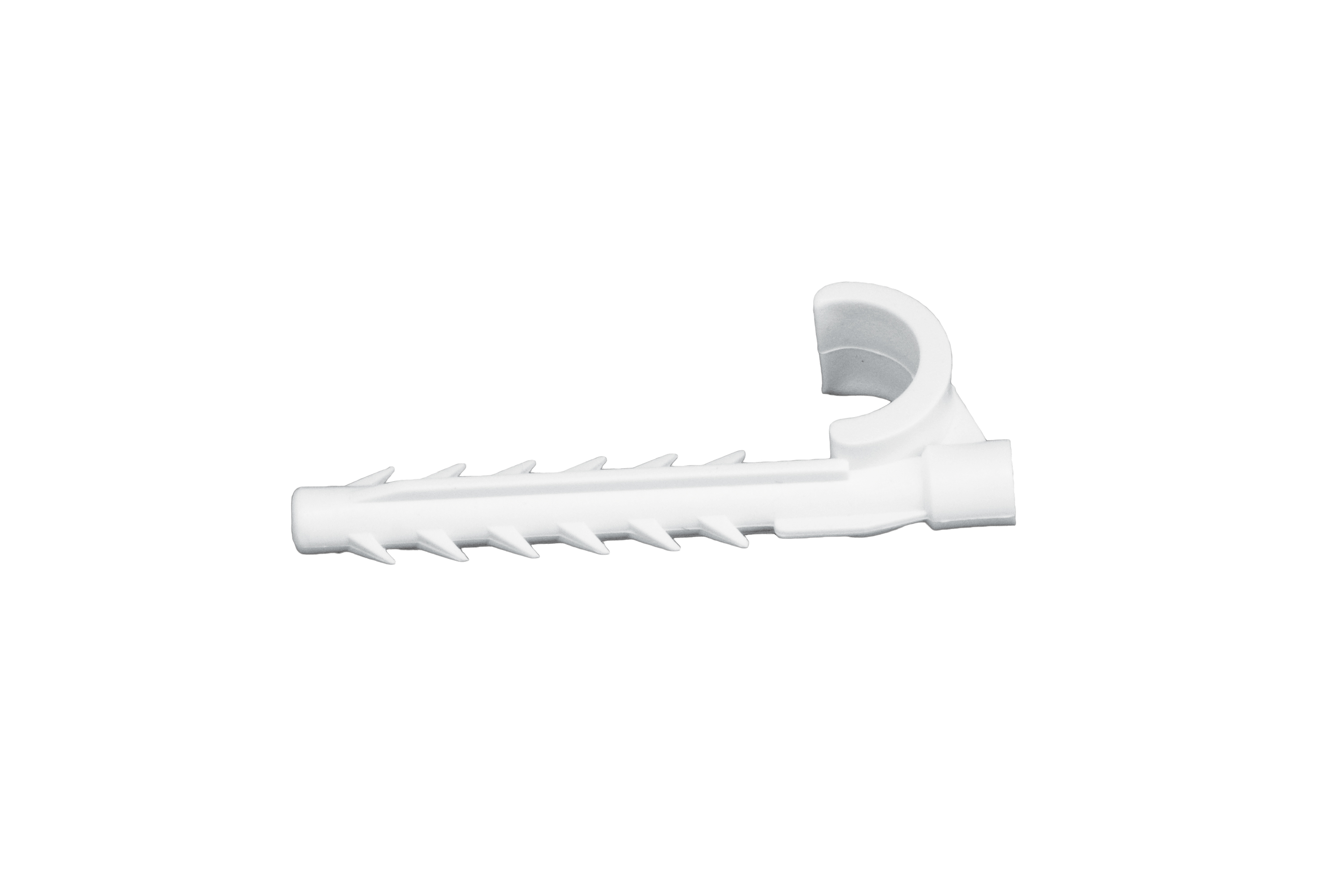 Montagehalter HUK, ∅12mm, weiß, 100 Stück