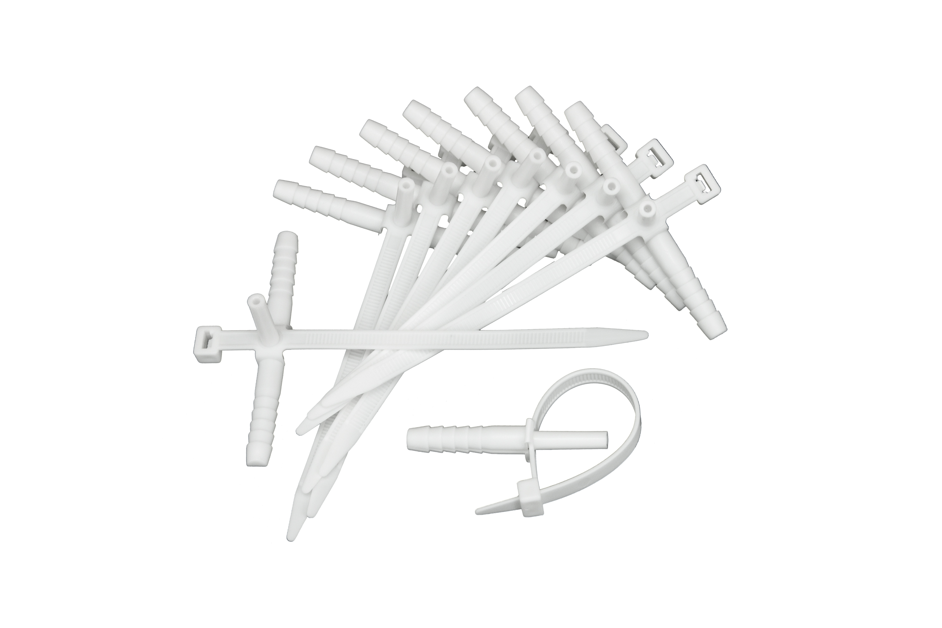 Montagehalter UM, ∅6mm, weiß, 25 Stück – Pawbol