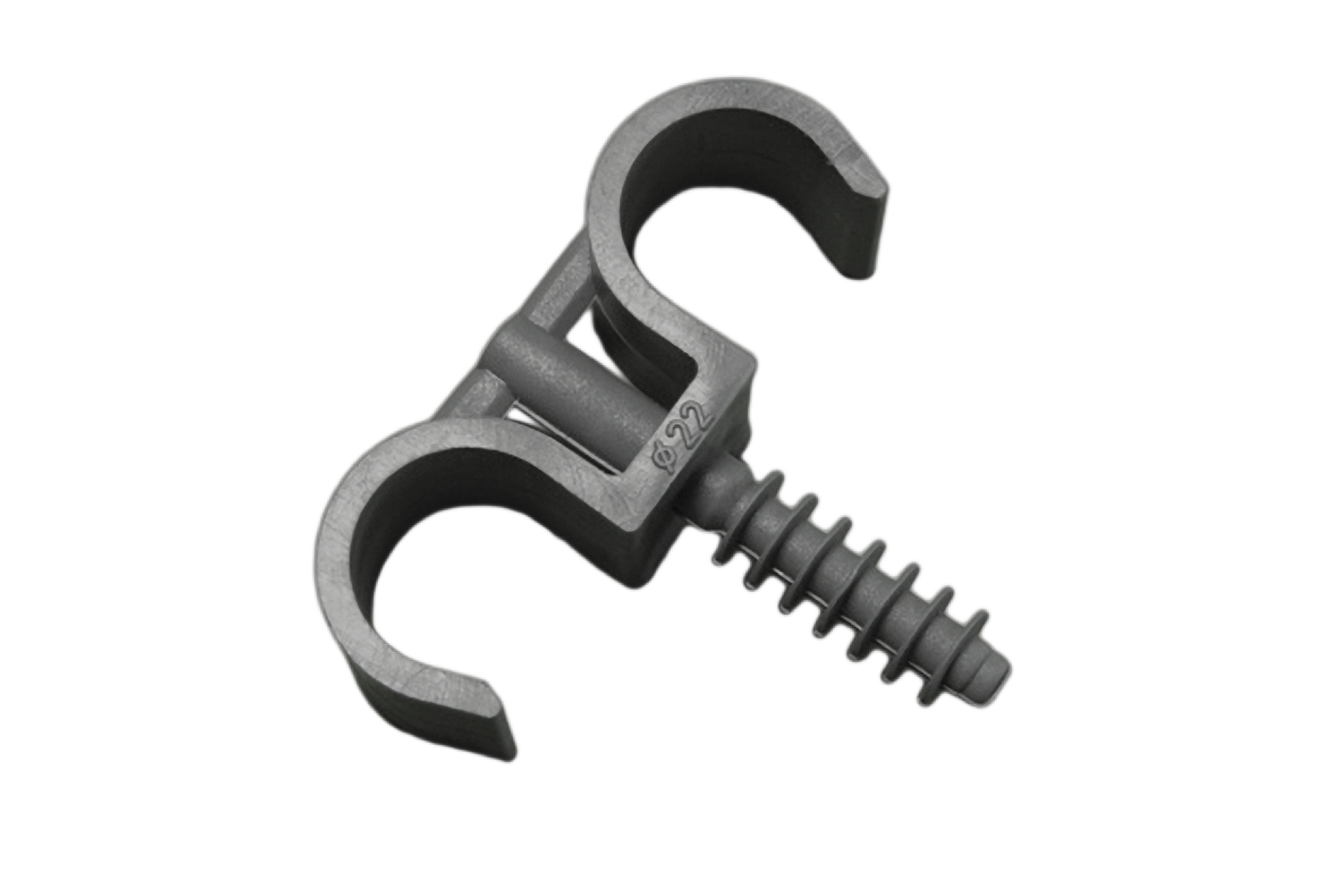 Montagehalter RING BIS 22/2, grau, 100 Stück – Pawbol