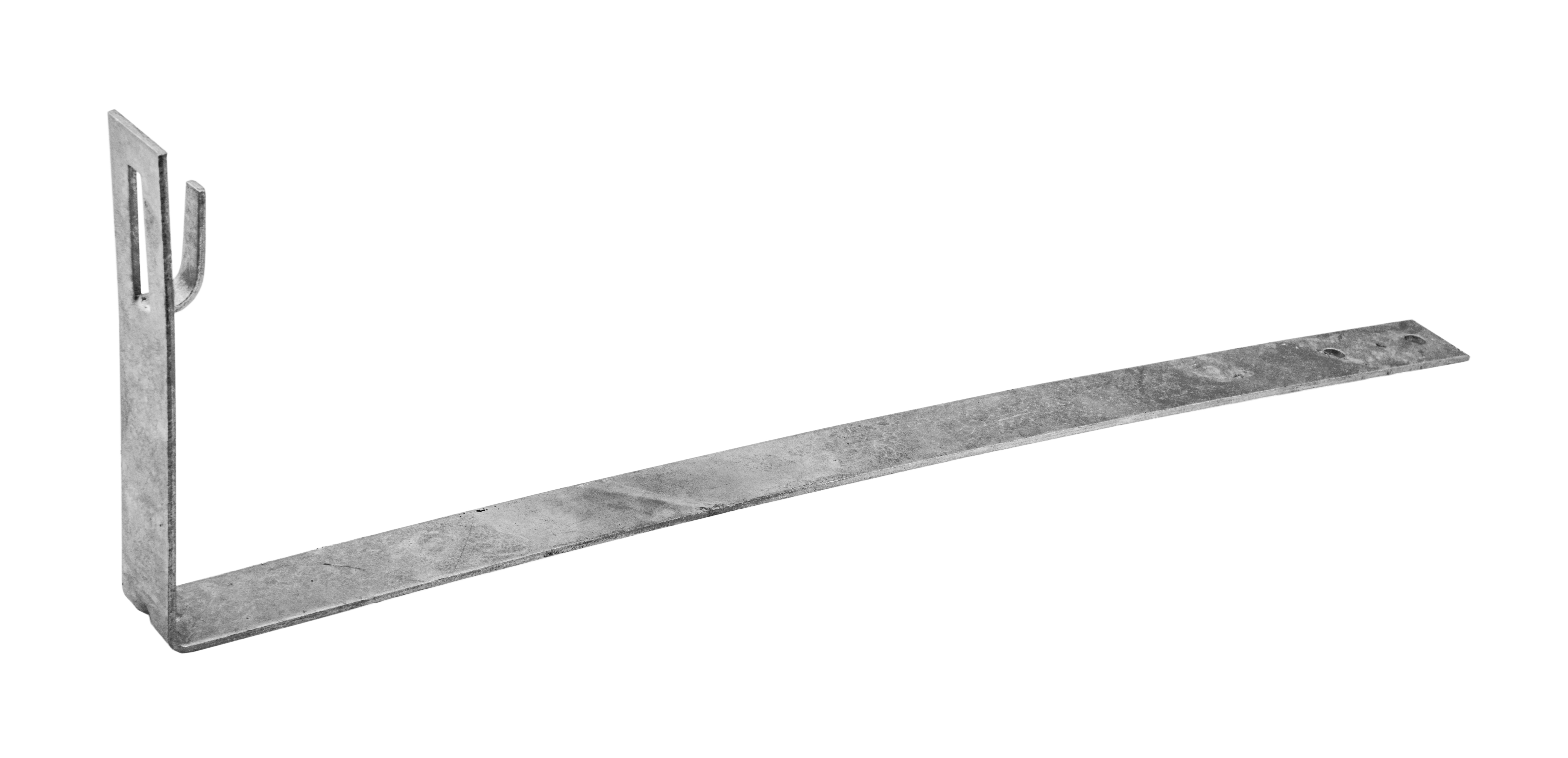 Dachziegelhalter, gerade, Biegeklemme, 400mm, feuerverzinkt – Pawbol