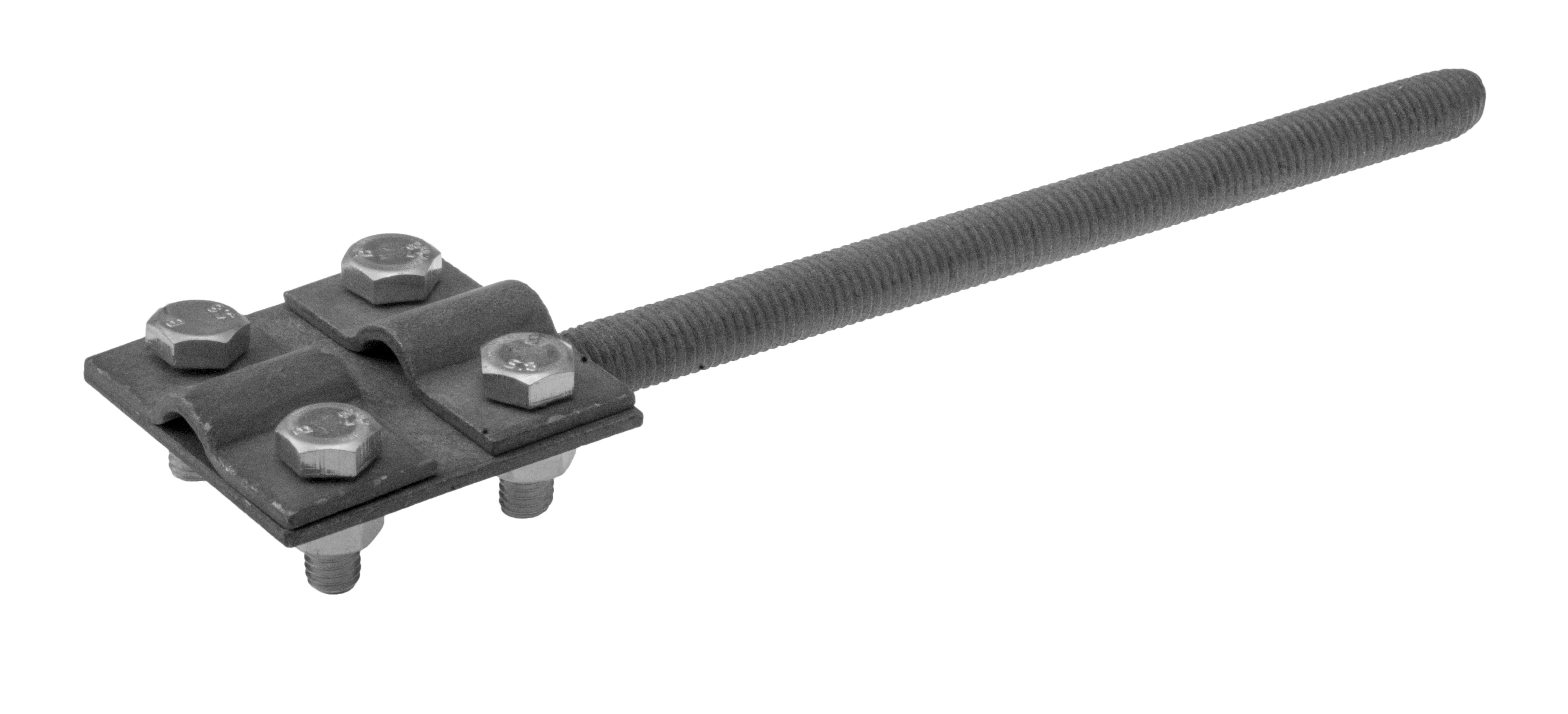Spannhalter M12, Schraubklemme 4xM8, ohne Mutter, feuerverzinkt – Pawbol