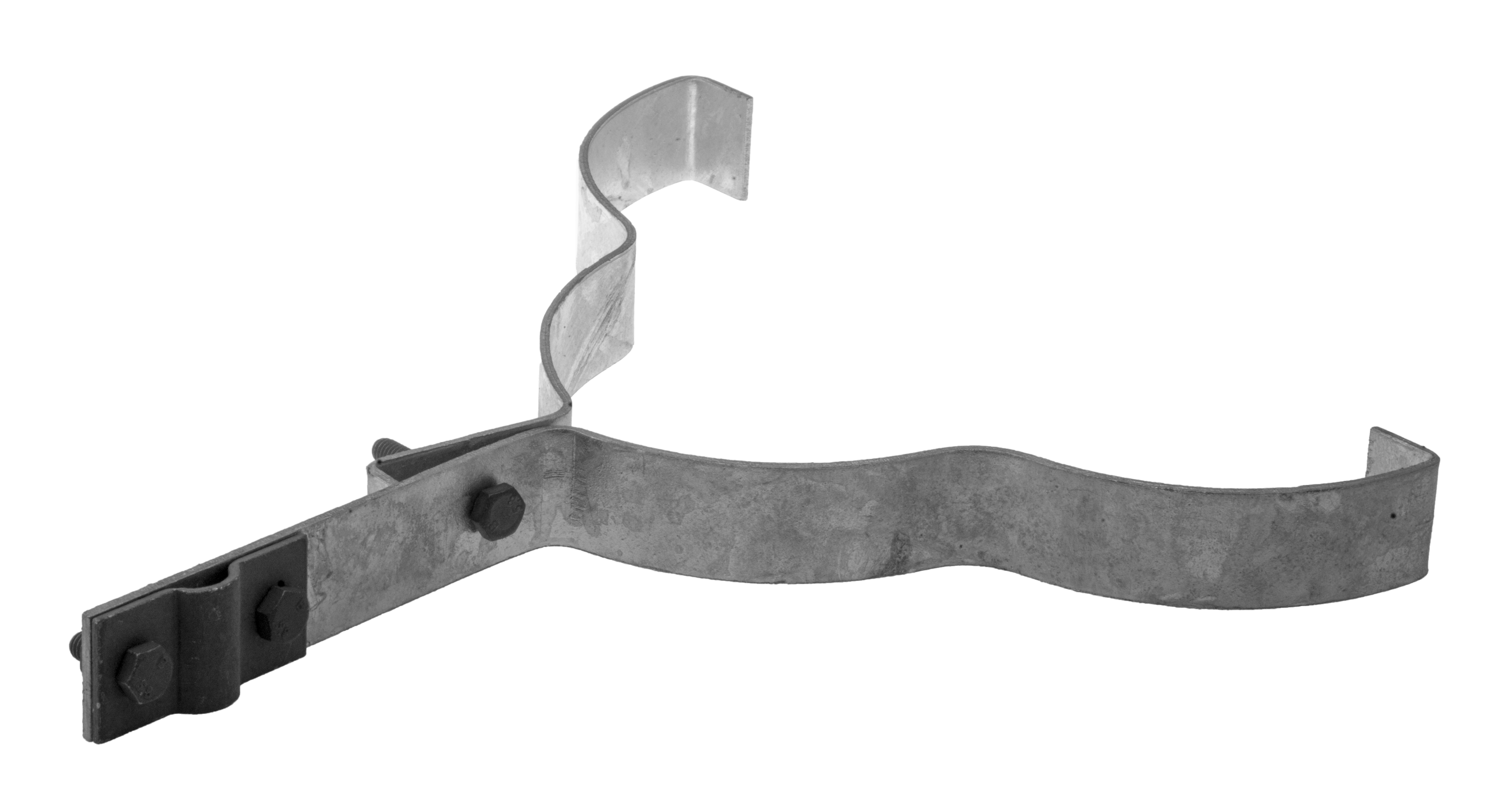 Dachfirstziegelhalter ROBEN, Schraubklemme 2xM8, 210/240mm, feuerverzinkt – Pawbol