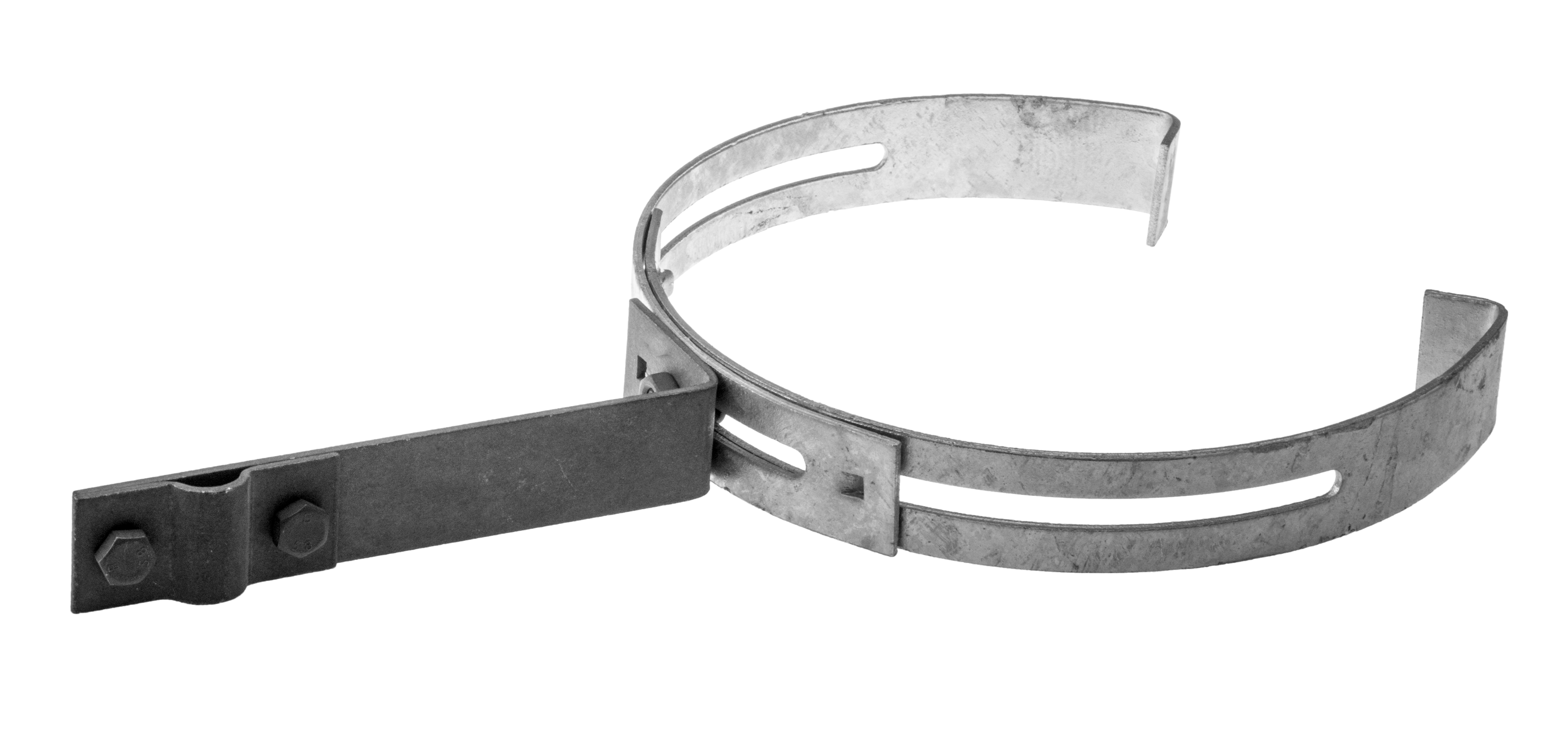 verstellbarer Dachfirstziegelhalter, Schraubklemme 2xM6, feuerverzinkt – Pawbol