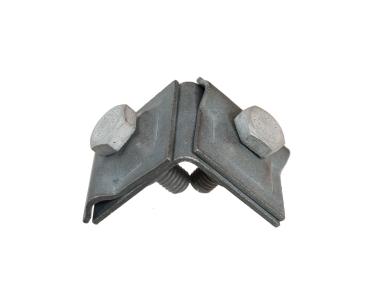 Falzhalter, universal, Schraubklemme 1xM10, thermodiffusionsverzinkt – Pawbol