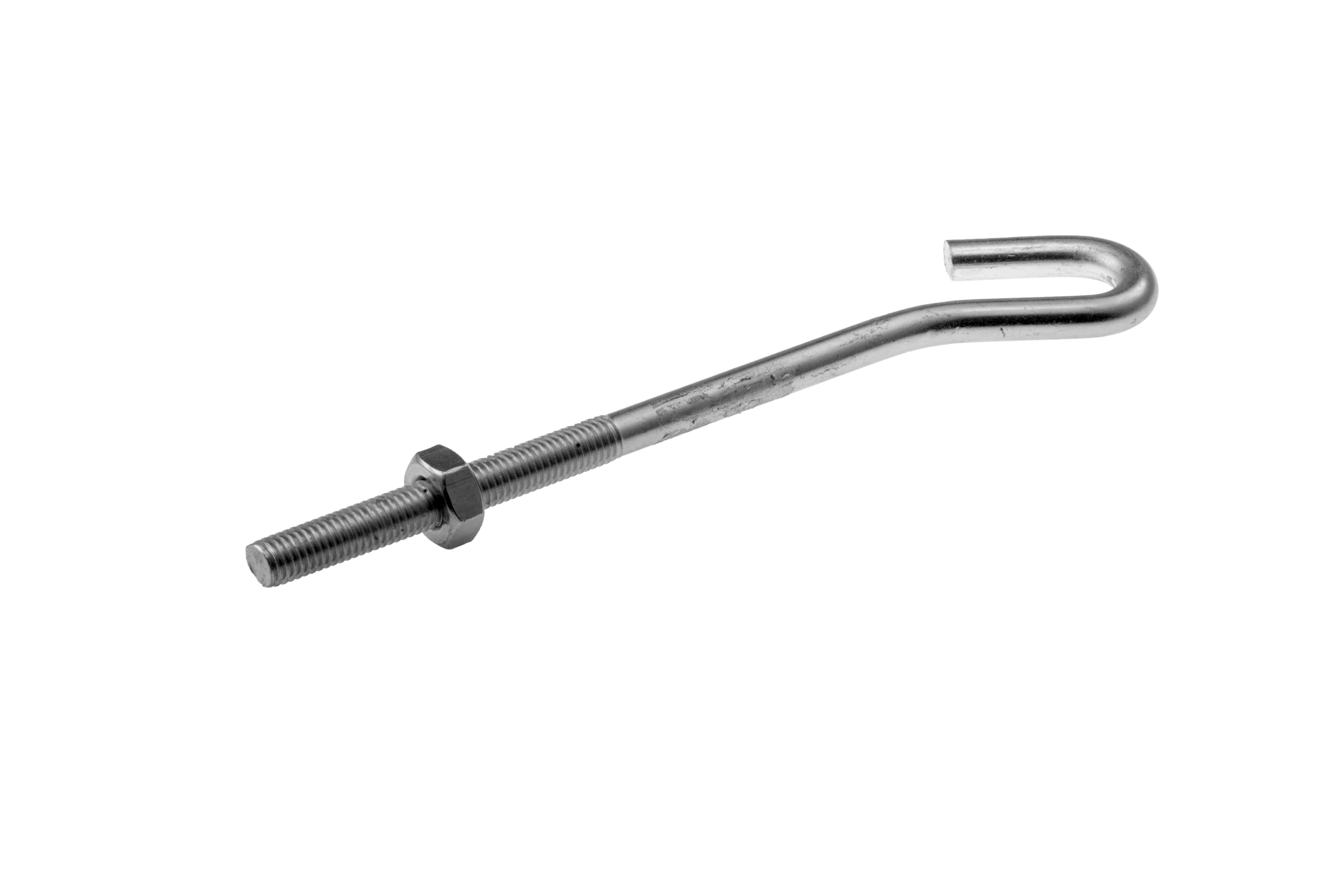 Spannhalter mit Haken, ∅10mm, 200mm, galvanisch verzinkt – Pawbol